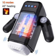 Pureros Game Cup Telescopic Vibrating Heating Masturbator