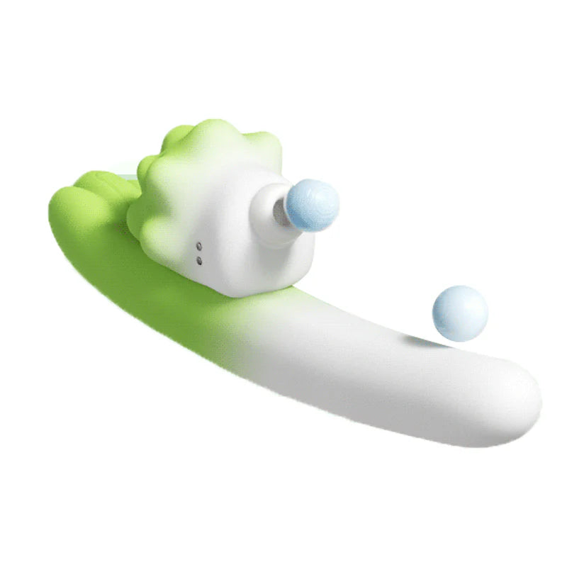 Pureros 2-in-1 Suction & Telescopic Vibrating Clitoral G Spot Vibrator