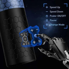 Pureros Samurai 3.0 - 10 Thrusting Spinning Telescopic And Rotating Masturbation Cup