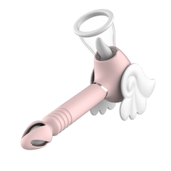 Pureros Magic Wand 4 in 1 Vacuum Suction Thrusting Clitoral G-spot Vibrator