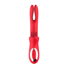 Pureros 3 In 1 Clit Tickling G Spot Wiggling Dildo Vibrator