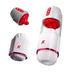Pureros 3 In 1 Detachable Fully Automatic Tongue Licking Suction Vibration Male Stroker