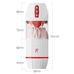 Pureros 3 In 1 Detachable Fully Automatic Tongue Licking Suction Vibration Male Stroker