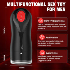 Pureros 3 Swirling 5 Tightening 10 Vibration Male Blowjob Stroker