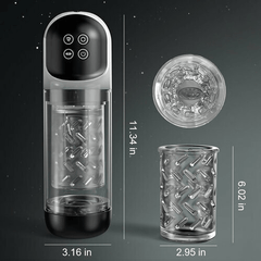 Pureros Night Elf 7 Rotation Suction Vacuum Pumps Masturbator Cup