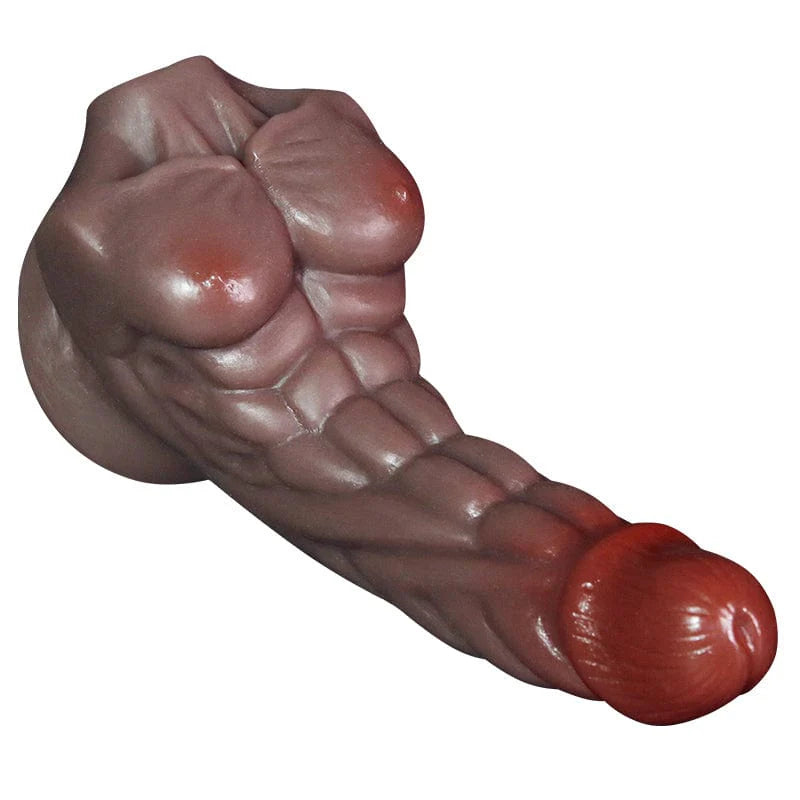 Pureros 6.69in Realistic Abdominal Muscle Dildo With Sucker
