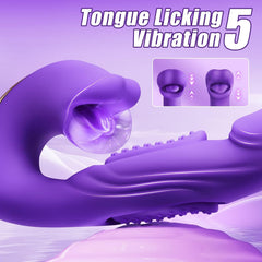 Pureros Rose Muncher Mouth Biting Tapping Ultimate Pleasure G Spot Vibrator