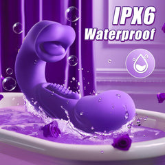 Pureros Rose Muncher Mouth Biting Tapping Ultimate Pleasure G Spot Vibrator