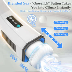 Pureros 007-Ⅲ Penis 4D  Clip Suction Smart Real Voice Tongue Lick Male Masturbator Cup