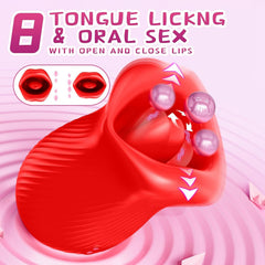 Pureros Omysky Rose Muncher - Mouth Biting Tongue Licker Clitoral Vibrator