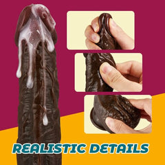 Pureros 8 Thrusting Vibrating Simulation Penis Wireless Vibration Dildo