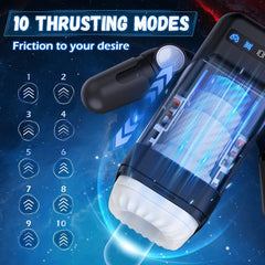 Pureros Game Cup Telescopic Vibrating Heating Masturbator