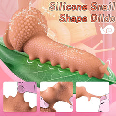 Pureros 9.06in Thrusting Monster Snail Dildo Vibrator with 3 Thrusting & 9 Vibrating Modes
