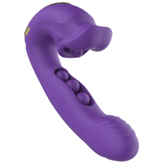 Pureros Rose Muncher Clitoris Biting Rolling Ball G Spot Vibrator