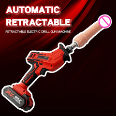 Pureros Automatic Retractable Electric Drill Dildo Machine