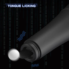 Pureros Baseball - Automatic Telescopic Dildo With Tongue Licking And Heating Function