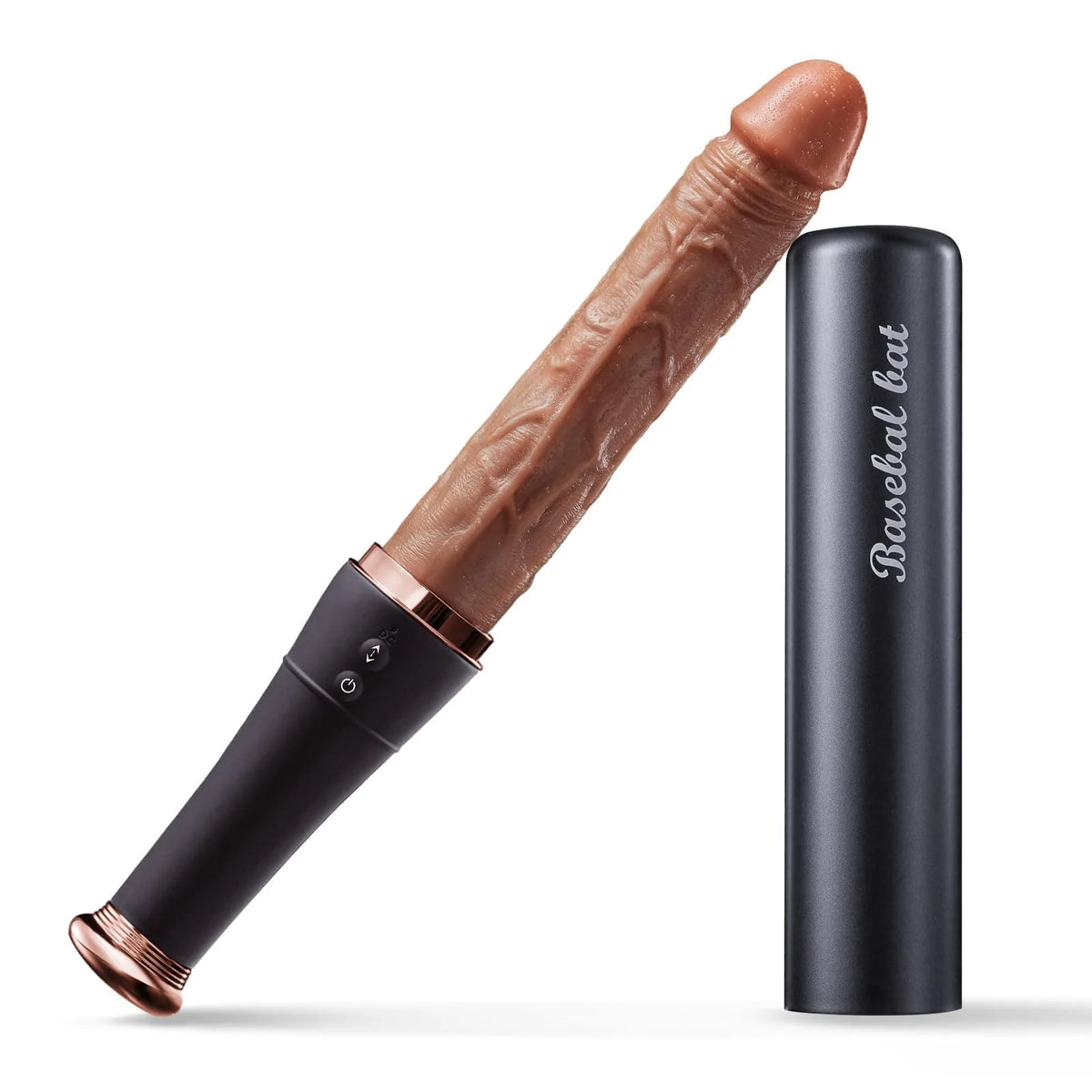 Pureros Baseball - Automatic Telescopic Dildo With Tongue Licking And Heating Function
