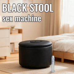 Pureros Black Stool Thrusting Sex Machine With Remote Control