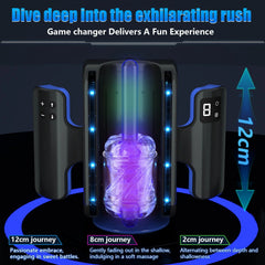 Pureros Cannon King Scaled-down Version Thrusting Masturbation Cup