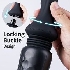 Pureros Dark Knight - 13.39In Powerful Vibrating Auto Thrusting Dildo Machine