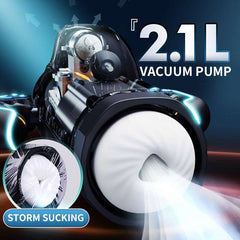 Pureros Deluxe Vibrating Sucking Heating Male Masturbator