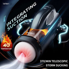 Pureros Deluxe Vibrating Sucking Heating Male Masturbator