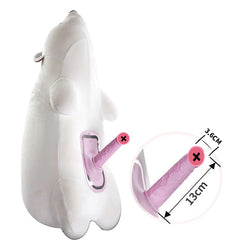 Pureros Discreet Infinity Pillow Polar Bear Remote Control Sex Machine