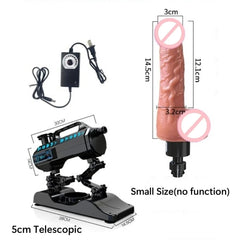 Pureros Fully Automatic Telescopic Dildo Machine Female Masturbator