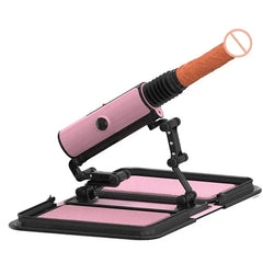 Pureros Leather Bag 1.0 Female Sex Machine Masturbation Pumping Gun With Dildos
