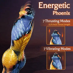 Pureros Phoenix 7 Thrusting Vibrating Big Sucker Monster Dildo 10.23 Inch
