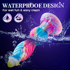 Pureros Phoenix 7 Thrusting Vibrating Big Sucker Monster Dildo 10.23 Inch