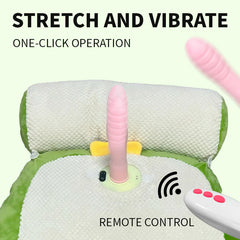 Pureros Pillow-shaped Pillow Style Thrusting Dildo Sex Machine Vibrator