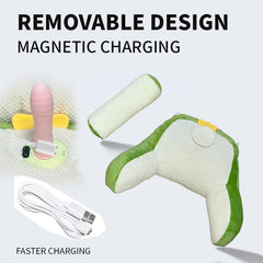 Pureros Pillow-shaped Pillow Style Thrusting Dildo Sex Machine Vibrator