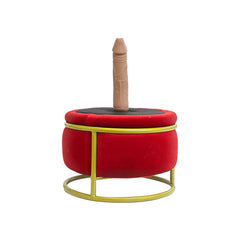 Pureros Red Seat Dildo Machine Chair Massage Seat
