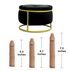 Pureros Red Seat Dildo Machine Chair Massage Seat