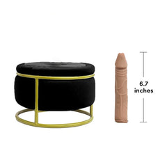 Pureros Red Seat Dildo Machine Chair Massage Seat