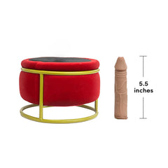 Pureros Red Seat Dildo Machine Chair Massage Seat