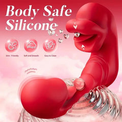 Pureros Rose Muncher Biting Mouth Wearable G Spot Vibrator