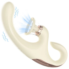 Pureros Sandra Tongue Licking Vacuum Suction Clitoral G-spot Vibrator