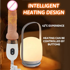 Pureros Small Dildo Machine Suction Cup Vibrant Toys with Remote Control