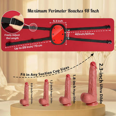 Pureros Strap On Harness Dildo Holder for Chair Swing Pillow Sofa Cushion