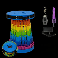 Pureros TOYHEERG Rainbow Chair Sex Dildo Machine Outdoor Stimulation