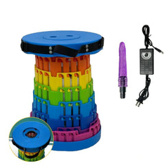 Pureros TOYHEERG Rainbow Chair Sex Dildo Machine Outdoor Stimulation