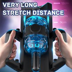 Pureros Thrusting Cannon King Mini 6-Segment Fixed-point Telescopic Male Masturbator