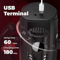 Pureros Titanium Warrior Pro Sucking Rotating Thrusting Male Masturbator