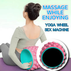 Pureros Yoga Wheel Simulated Penis Sex Machine Relieve Fatigue
