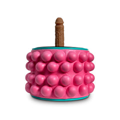 Pureros Yoga Wheel Simulated Penis Sex Machine Relieve Fatigue
