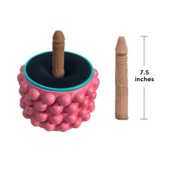 Pureros Yoga Wheel Simulated Penis Sex Machine Relieve Fatigue