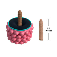 Pureros Yoga Wheel Simulated Penis Sex Machine Relieve Fatigue