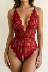 Backless Lace See-through One piece Sexy Lingerie